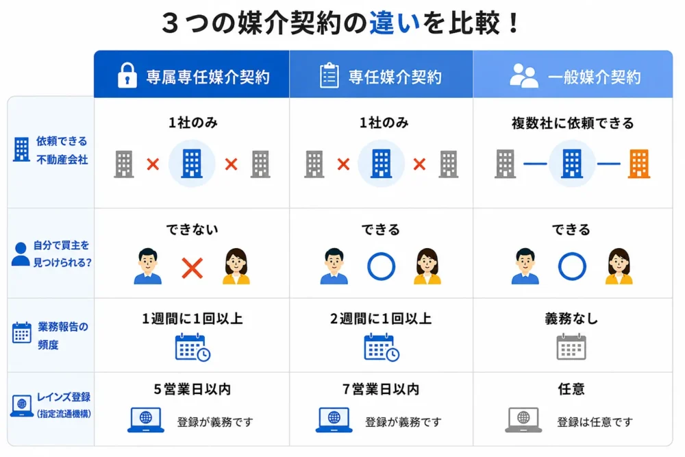 専任媒介契約とは