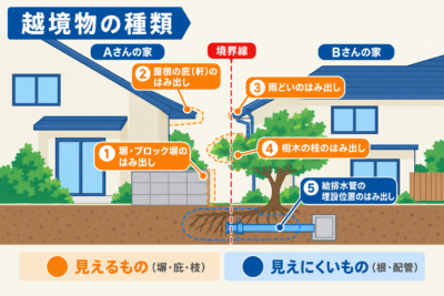 越境物の種類
